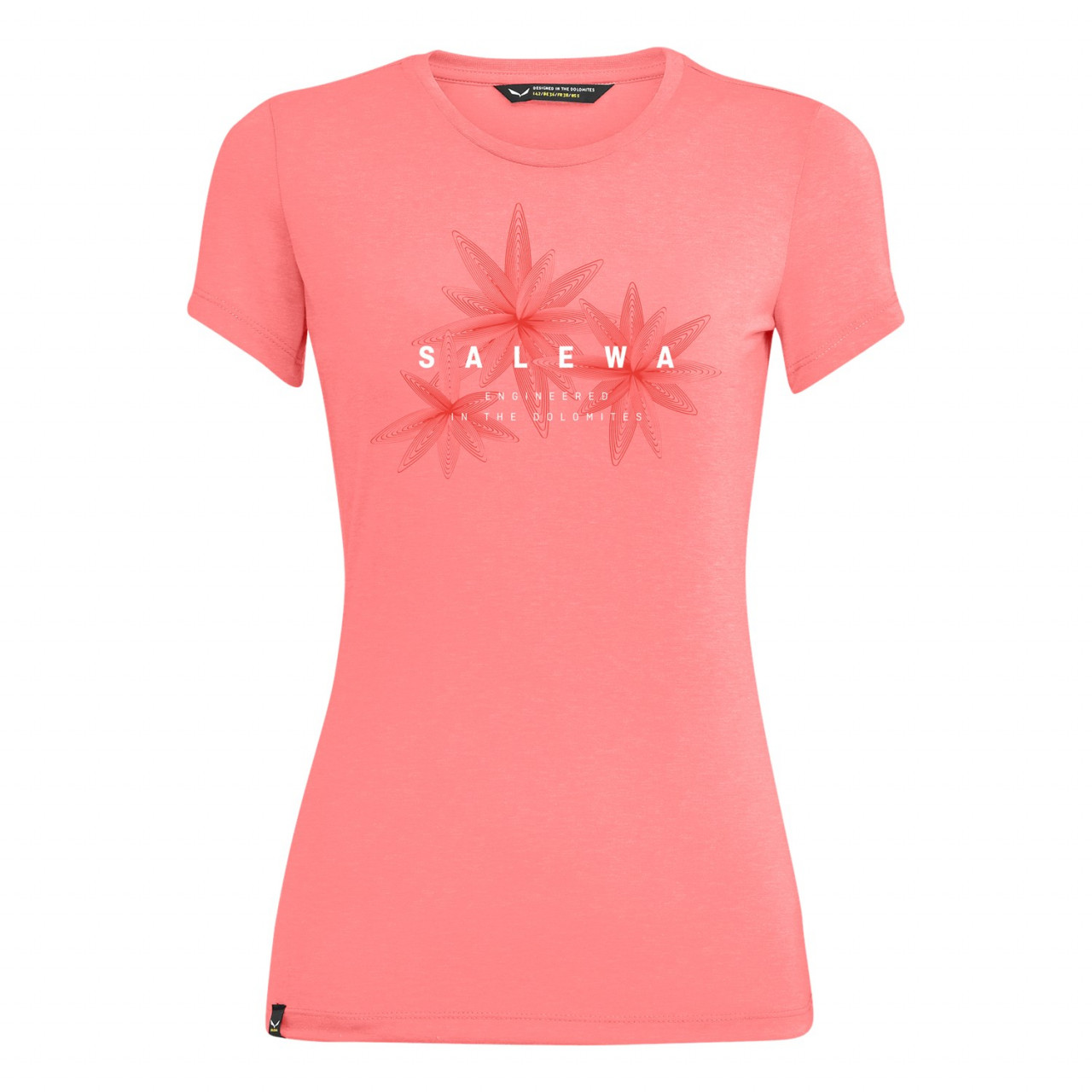 Camisetas Mujer Chile - Salewa Lines Graphic Dry - Rosas - SJWY-07943